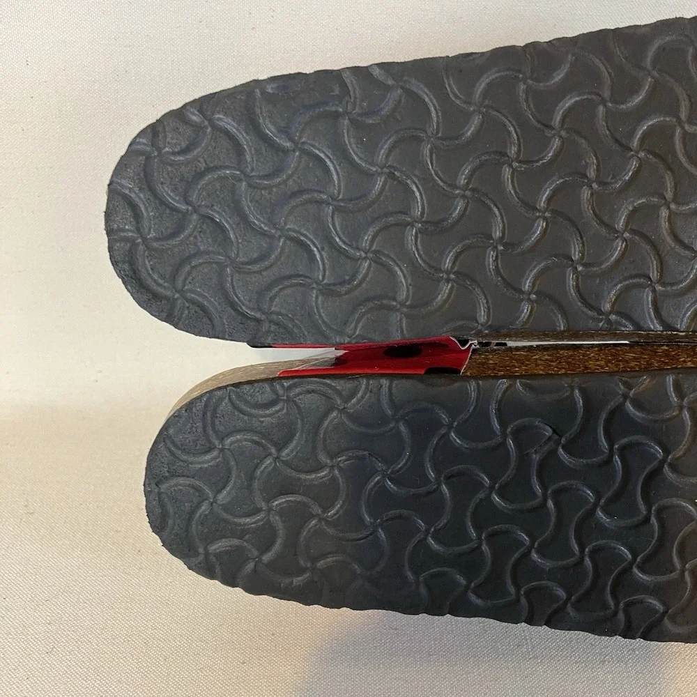 Mickey Minnie‎ Thong Sandals Cork 10.5 Adjustable